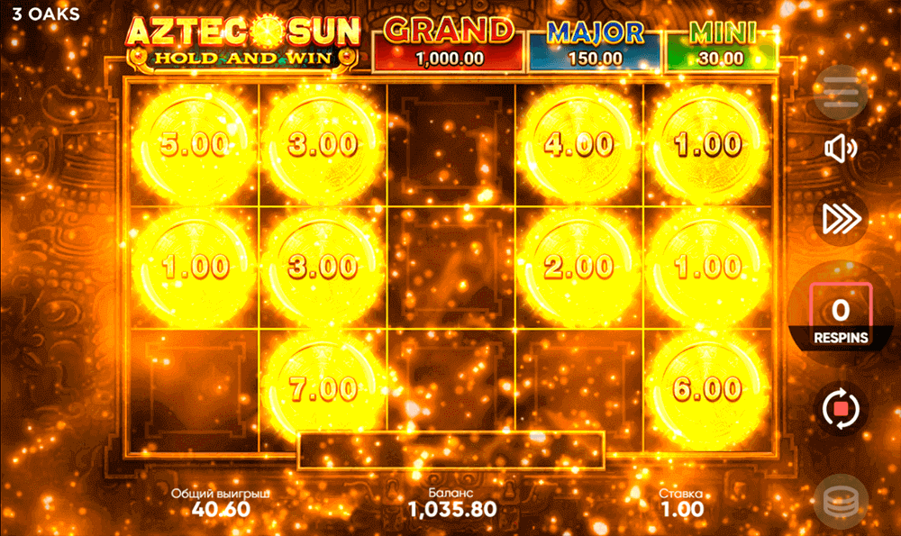 Бонусная игра Hold and Win